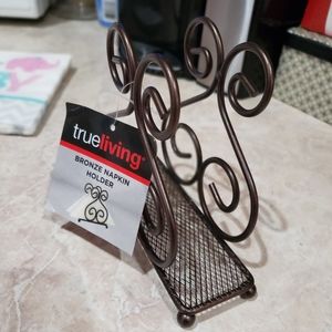 Napkin Holder rustic look by, true living